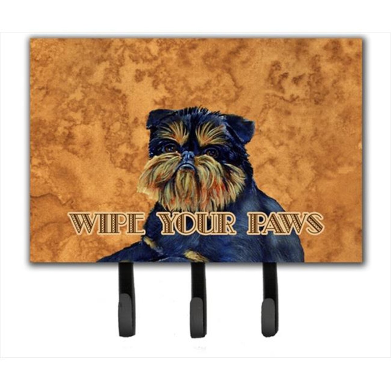 Carolines Treasures LH9462TH68 6 x 9 in. Brussels Griffon Wipe Your Paws Leash or Key Holder